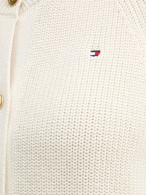 Tommy Hilfiger kardigan bawełniany damski kolor granatowy lekki WW0WW48795