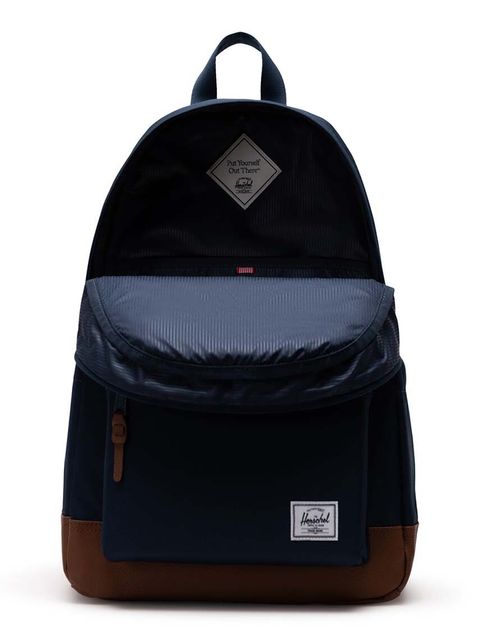 Herschel plecak 11383-03548-OS Heritage Backpack kolor granatowy duży gładki - zdjęcie produktu nr 2