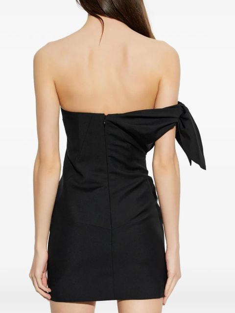 Givenchy bow-detail draped dress - Black