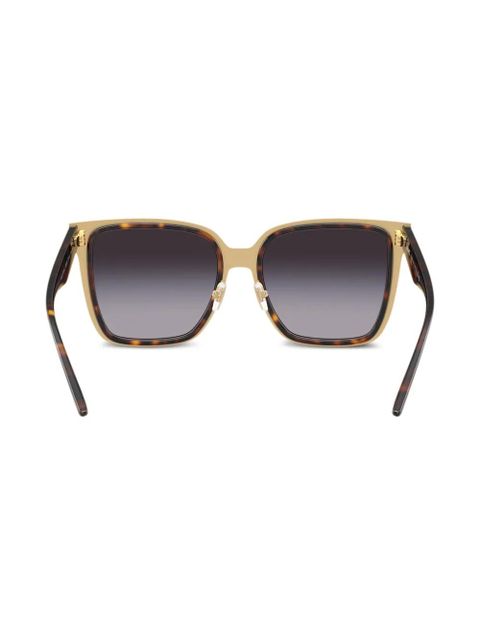 Versace Eyewear Medusa plaque detailing sunglasses - Brown