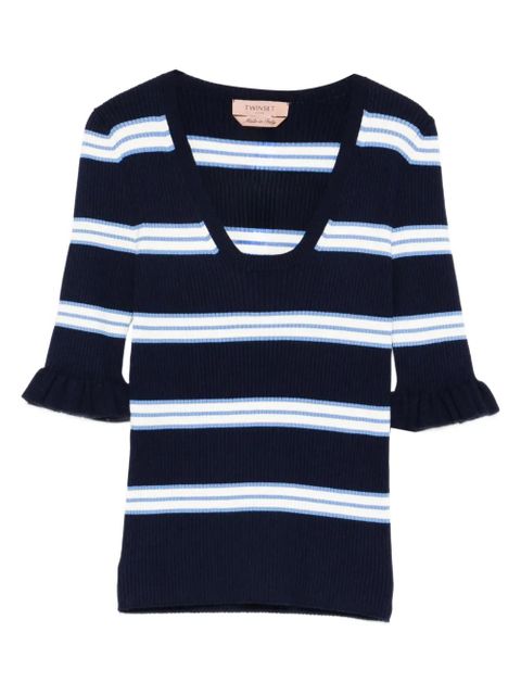 TWINSET striped top - Blue - zdjęcie produktu nr 1