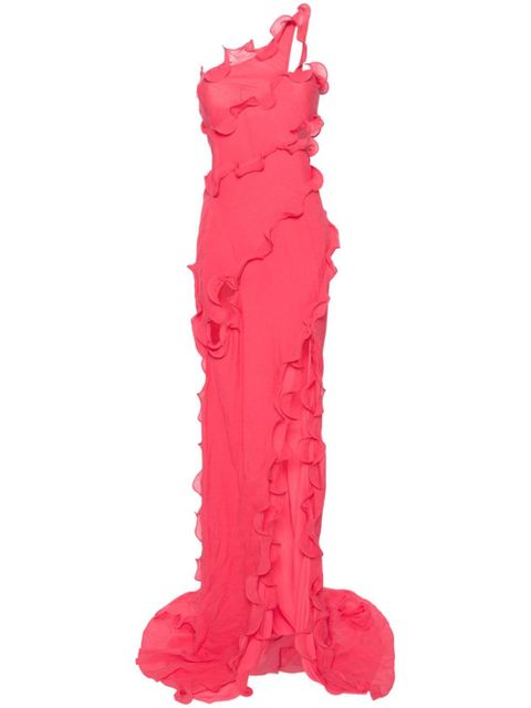 Cult Gaia Micola ruffled maxi dress - Pink - zdjęcie produktu nr 1