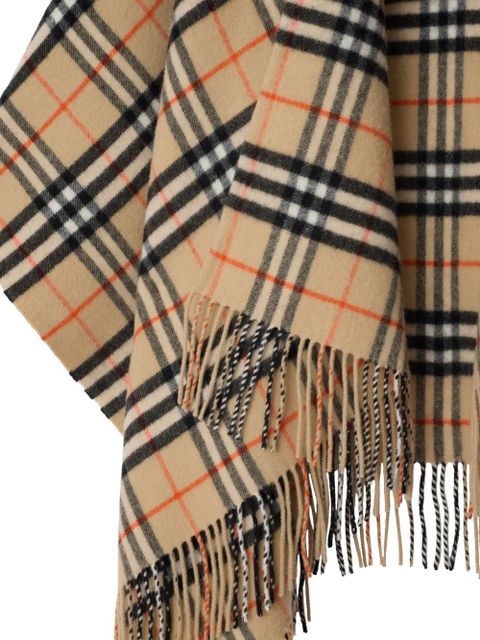 Burberry Check cape - Neutrals - zdjęcie produktu nr 2