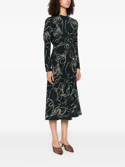 Victoria Beckham long-sleeve dress - Black