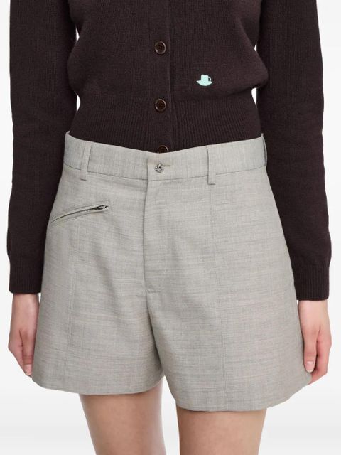 JW Anderson zip-pocket tailored shorts - Grey