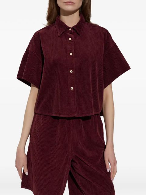 American Vintage Padow corduroy shirt - Red