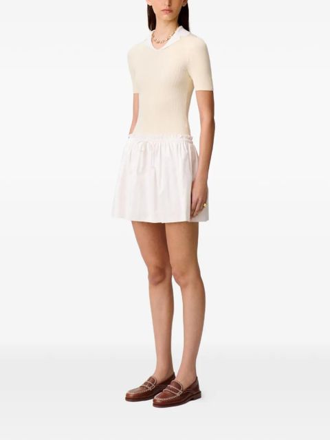 Claudie Pierlot collared mini dress - Neutrals