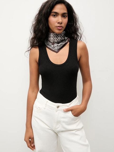 Answear.LAB apaszka jedwabna