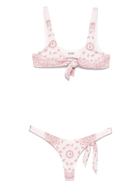 The Attico paisley-print bikini - Pink - zdjęcie produktu nr 1