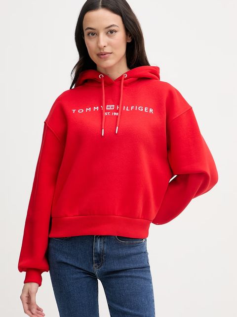 Tommy Hilfiger bluza z kapturem damska z bawełną - zdjęcie produktu nr 1