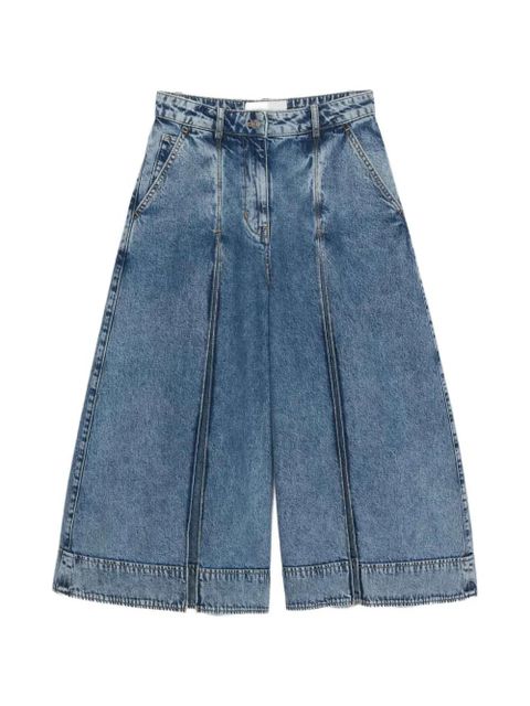 3.1 Phillip Lim pleated cotton midi skirt - Blue - zdjęcie produktu nr 1