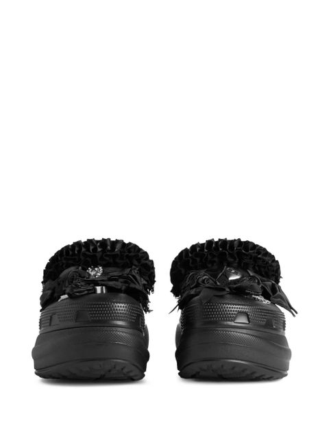 Balenciaga x Crocs™ JIBBITZ™ floral mules - Black