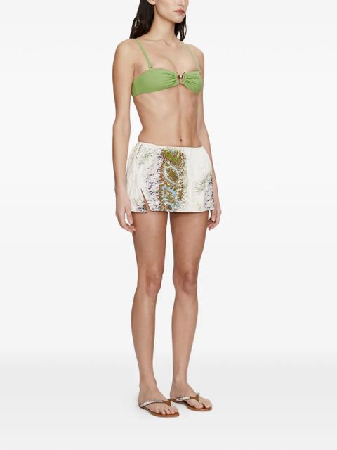 Christopher Esber Absence Crushed micro skirt - Neutrals