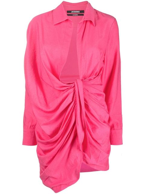 Jacquemus La robe Bahia shirt dress - Pink - zdjęcie produktu nr 1