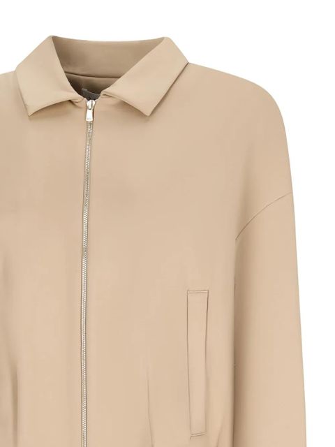 Max Mara Argenta zip-front collared jacket - Neutrals