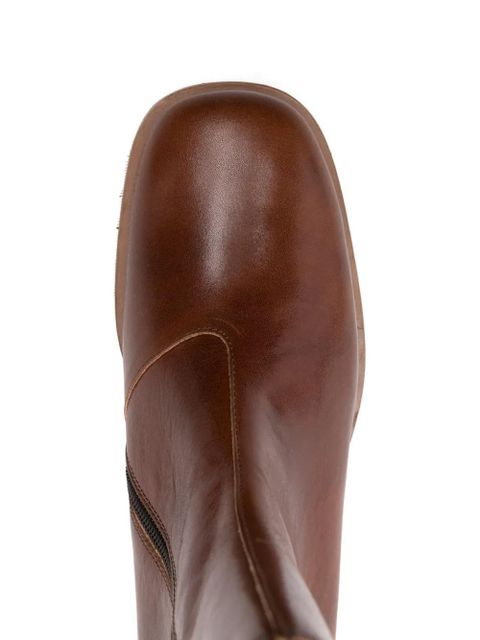 OUR LEGACY Camion leather ankle boots - Brown
