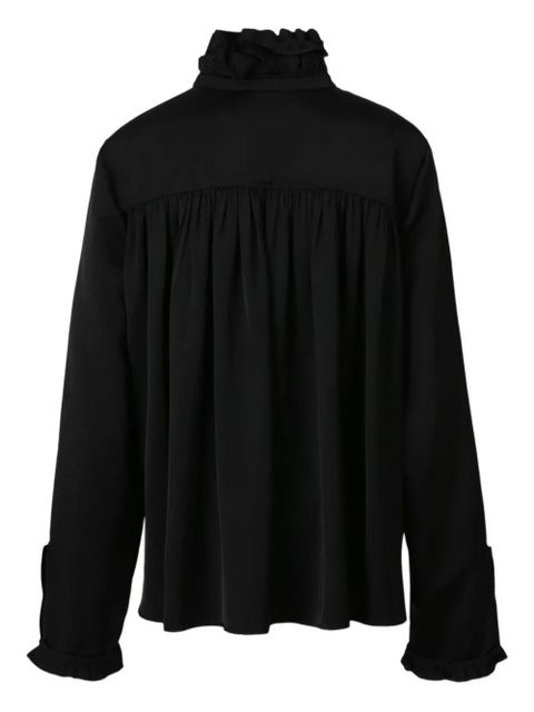 Jil Sander ruffled collar blouse - Black - zdjęcie produktu nr 2