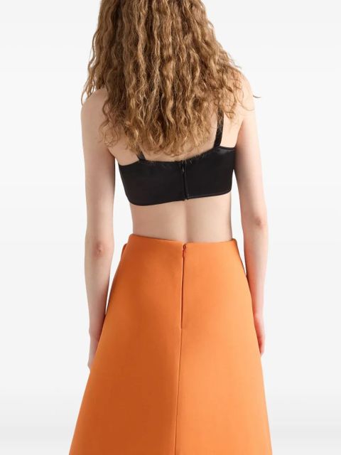 Prada satin bra top - Black