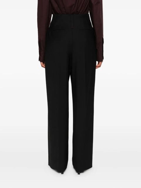 Victoria Beckham pressed-crease trousers - Black