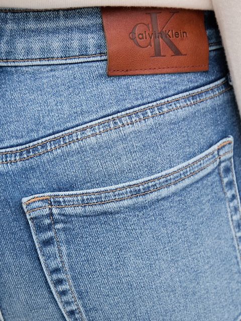 Calvin Klein Jeans jeansy damskie kolor niebieski LV047D902G
