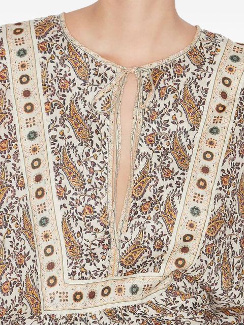 MARANT ÉTOILE Gayle blouse - Brown - zdjęcie produktu nr 2