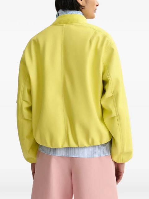 Essentiel Antwerp pocket-sleeve bomber jacket - Yellow