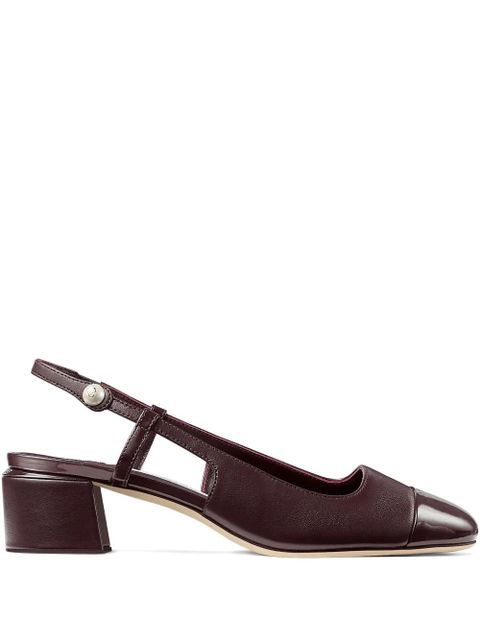 Jimmy Choo 45mm Elisa slingback pumps - Brown - zdjęcie produktu nr 1