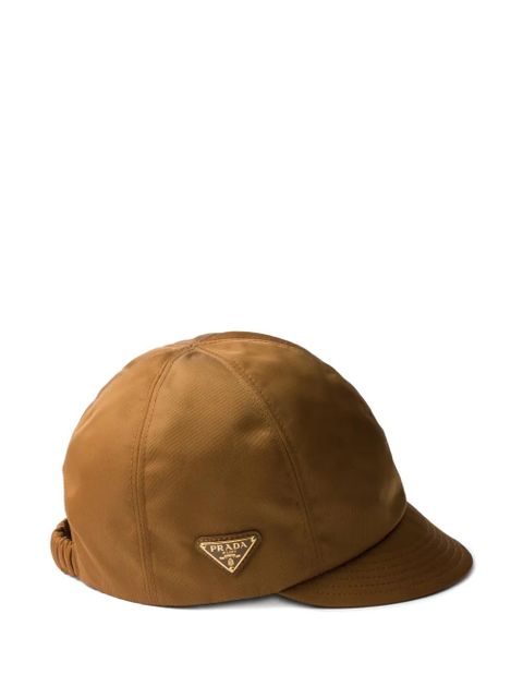 Prada Re-nylon cap - Brown
