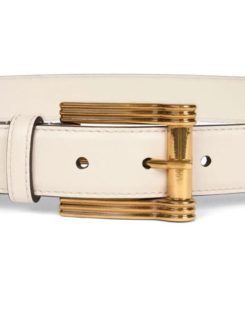 ETRO leather belt - White - zdjęcie produktu nr 2