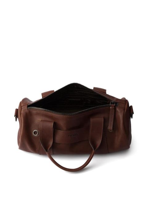 Prada leather tote bag - Brown