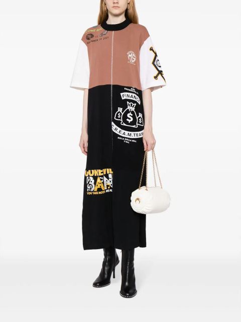 Marine Serre crescent-motif leather tote bag - White - zdjęcie produktu nr 2