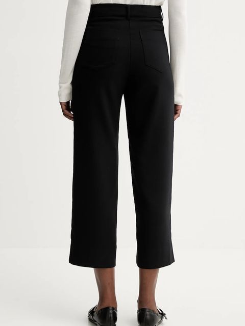 Sessun spodnie damskie kolor czarny proste high waist 21507002 - zdjęcie produktu nr 2