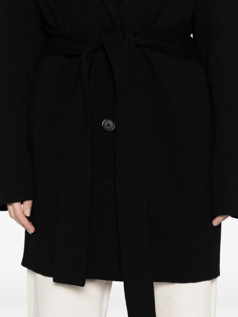 TOTEME shawl-lapel knitted coat - Black