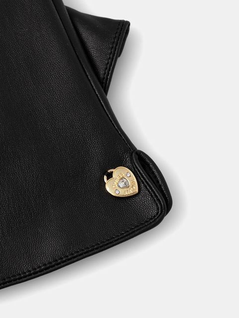 Guess rękawiczki damskie kolor czarny AW5389 POL02 - zdjęcie produktu nr 2