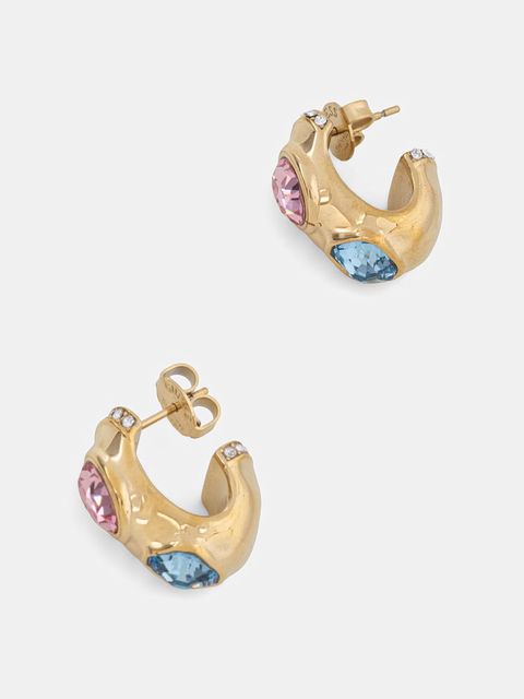 Guess kolczyki damskie ze stali nierdzewnej z cyrkonią MAMOUNIA - zdjęcie produktu nr 2