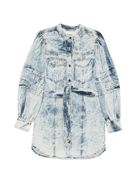 MARANT ÉTOILE Moe belt detail dress - Blue - zdjęcie produktu nr 1