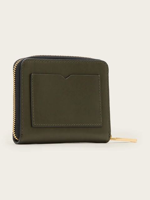 AllSaints portfel skórzany LENA HEX