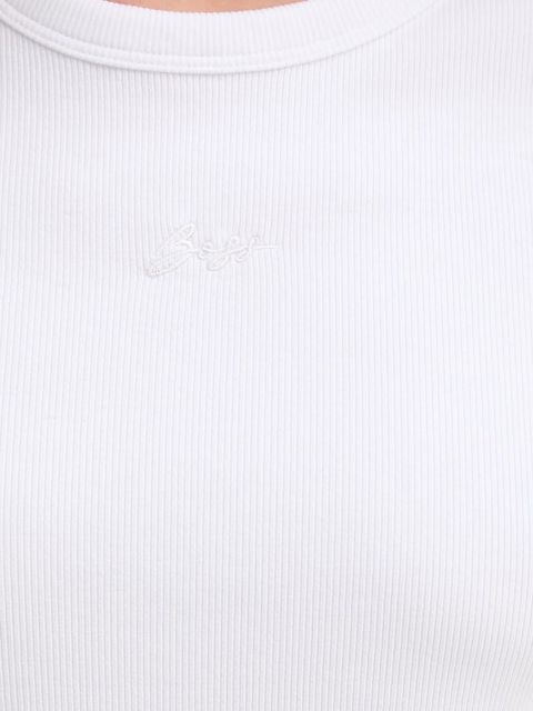 BOSS Orange t-shirt damski kolor biały odkryte plecy 50536871