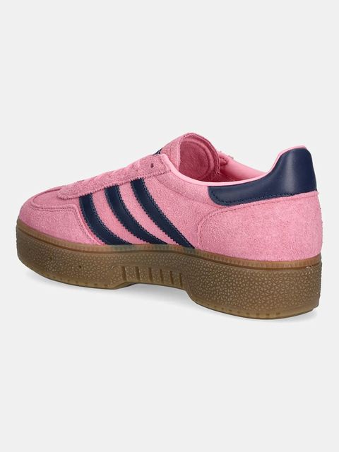 adidas Originals sneakersy zamszowe Handball Spezial Bold damskie kolor różowy IH9184