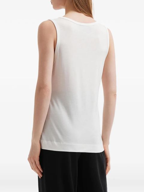Simone Rocha tie-detail tank top - White
