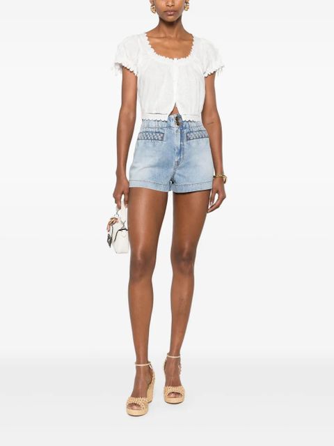 ZIMMERMANN Lucky denim shorts - Blue