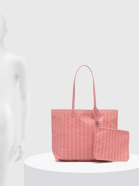 Lacoste torebka kolor różowy