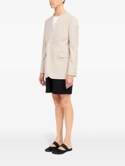 MM6 Maison Margiela single-breasted blazer - Neutrals