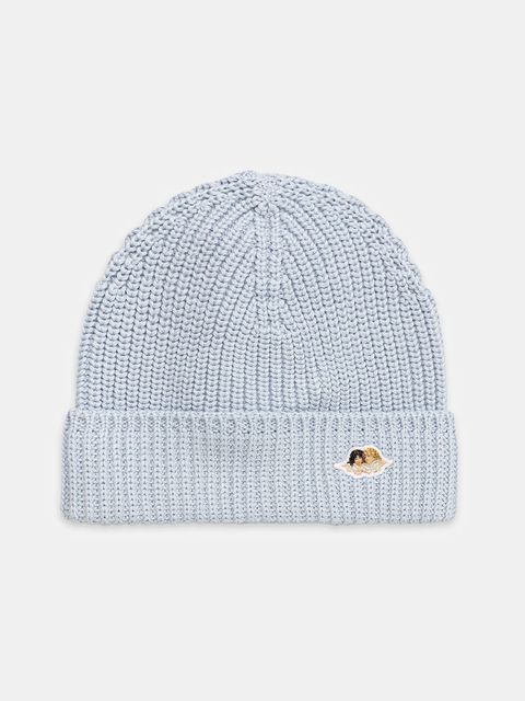 Fiorucci czapka z dodatkiem wełny Angel Patch kolor niebieski W02FPAHA216KN03BL02 - zdjęcie produktu nr 1