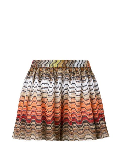 Missoni zig-zag mini skirt - Brown - zdjęcie produktu nr 1