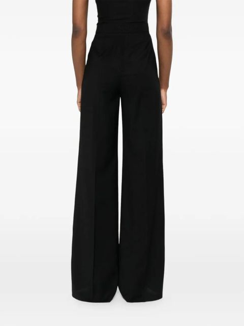 Max Mara virgin wool trousers - Black