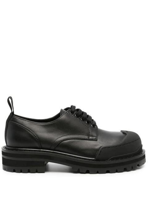 Marni logo-tab lace-up derby shoes - Black - zdjęcie produktu nr 1