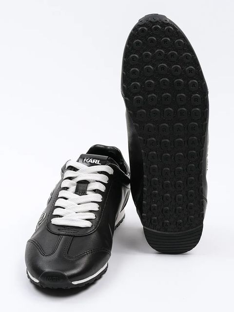 Karl Lagerfeld sneakersy skórzane VENUS kolor czarny KL65911A