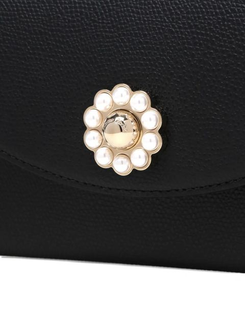 Simone Rocha Valentine leather shoulder bag - Black