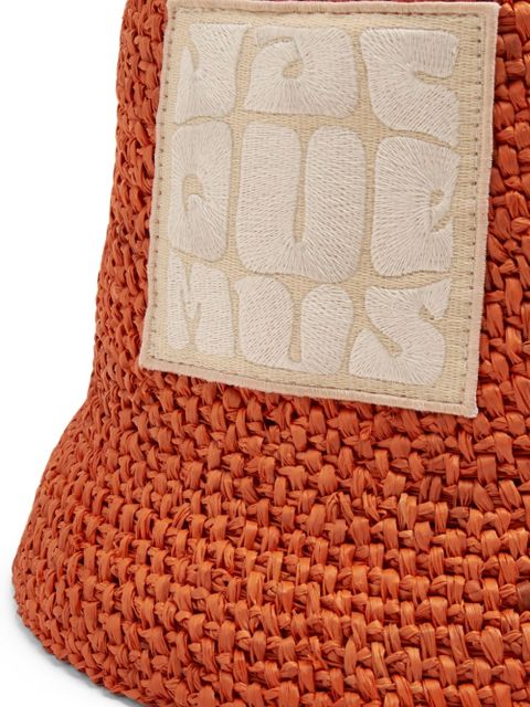 Jacquemus Le Bob Ficiu bucket hat - Orange - zdjęcie produktu nr 2